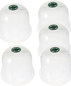 GALPADA 5pcs Plant Dome Kit Garden Cloche Cover for Plant Protection