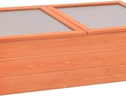 SKM Greenhouse Wood 100x50x34 cm Lightweight Design 13KG