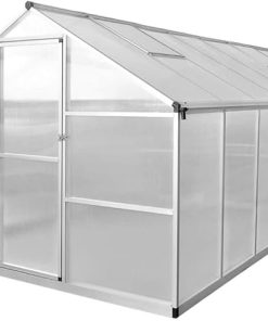 Spacious Aluminum Greenhouse with Durable Polycarbonate Panels 2