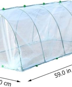 Happyyami Plant Greenhouse Heat Preservation Cover for Outdoor Garden 2