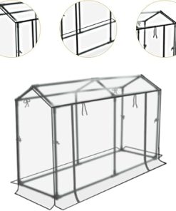 Portable Mini Greenhouse Tent for Vegetables and Flowers 120cmx40cm 2