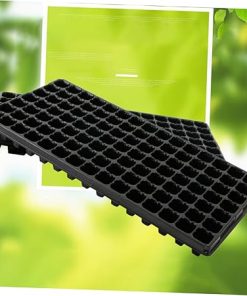 VICASKY 105 Holes Lightweight PVC Plant Grower Trays for Gardening 2