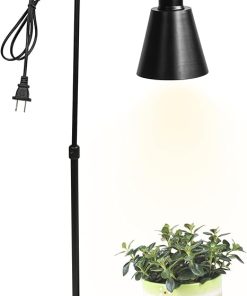 15ft Timer Cord Adjustable Height Plant Grow Light Stand 10W Black 15ft Timer Cord Adjustable Height Plant Grow Light Stand 10W Black