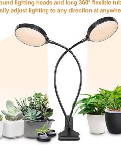 Full Spectrum Adjustable Plant Grow Light with Timer and Dimmable Levels 2