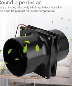 Solar Vent Fan 10W 12V Exhaust Fan Easy Setup for Greenhouses RVs 2