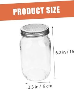Complete Sprouting Kit with Mason Jar Lids and Blackout Sleeves 2