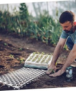 20 Pcs Transparent Plastic Nursery Trays for Plant Germination 2