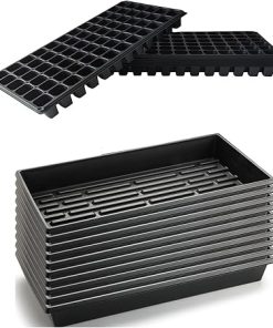 20 Pack Standard 1020 Trays with 10 Deep 72 Cell Seedling Plugs