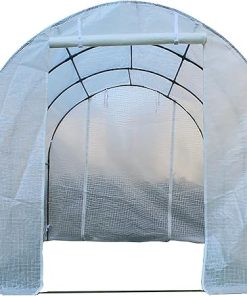 Extra Large Walk-In Greenhouse 3m x 2m with Roll-Up Door and Windows