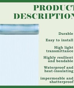 Polycarbonate Roofing Sheets for Greenhouses Sheds and Carports 2