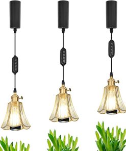 Adjustable Height Full Spectrum 10W Plant Growing Lamp with Timer