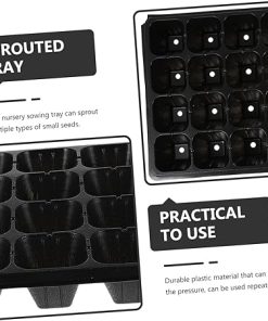10pcs High-Resistant Plastic Seedling Trays for Indoor Outdoor Planting 2