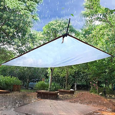 Transparent Plastic Tarpaulin 0.12mm Rain Cover for Balcony Garden 2 Transparent Plastic Tarpaulin 0.12mm Rain Cover for Balcony Garden - Image 2