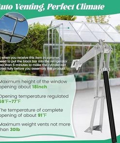 Automatic Window Opener Kit for Greenhouses Dual Spring Design 2