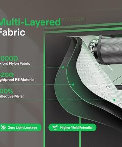 VIVOSUN Pro Grow Tent 32x32x63 with Smart Wi-Fi Humidifier 1.32 Gal 2