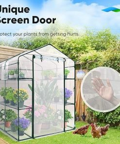 56x56x77” Greenhouses for Outdoors with 71x36x36 Portable Mini Greenhouse 2